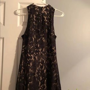 Black lace dress